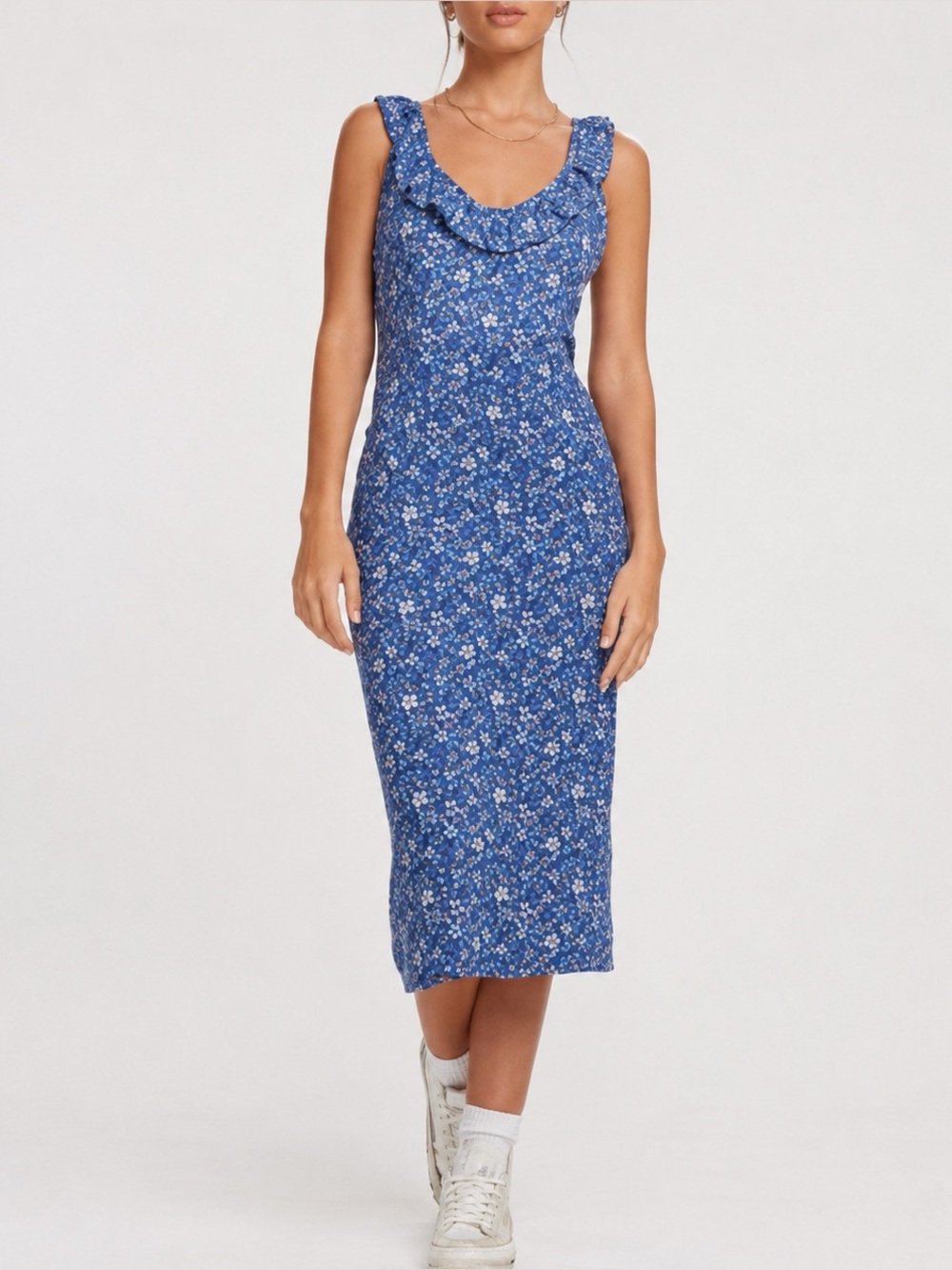Motel Urban Outfitters Elleta Dress In Retro Floral NWT